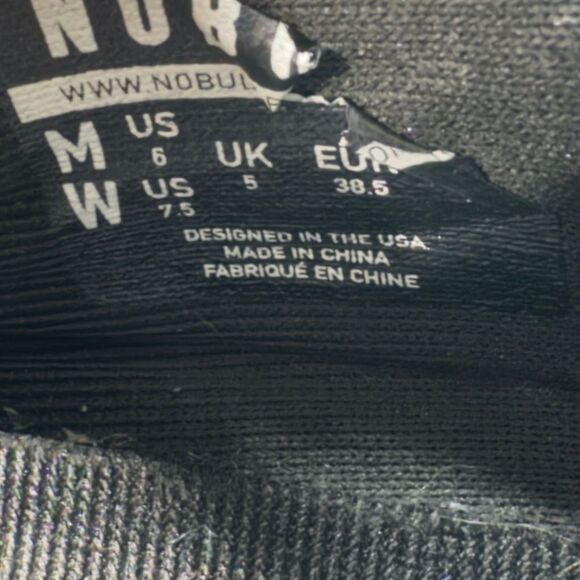 Nobull Outwork Black sneakers women size 7.5 - Picture 8 of 8